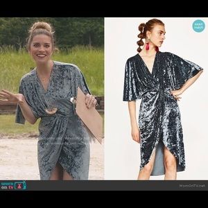 Velvet Zara wrap dress
